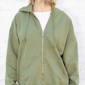 green brandy zip up